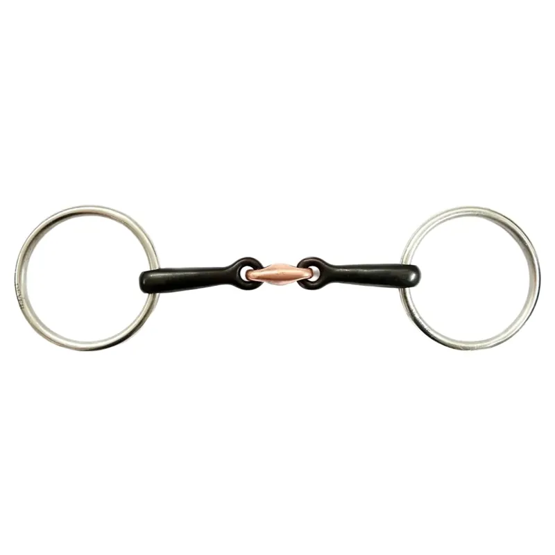 Dever Sweet Iron Copper Lozenge Loose Ring Snaffle Bit