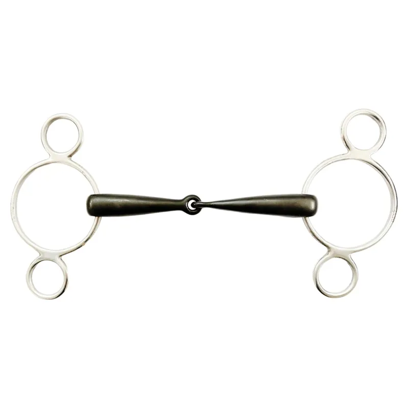 Dever Sweet Iron Jointed 2-Ring Gag Bit