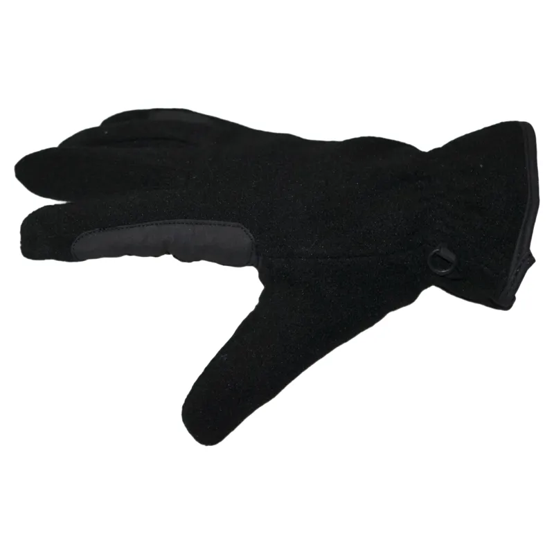 Dever Thinsulate Fleece Adult Riding Gloves - Black-1