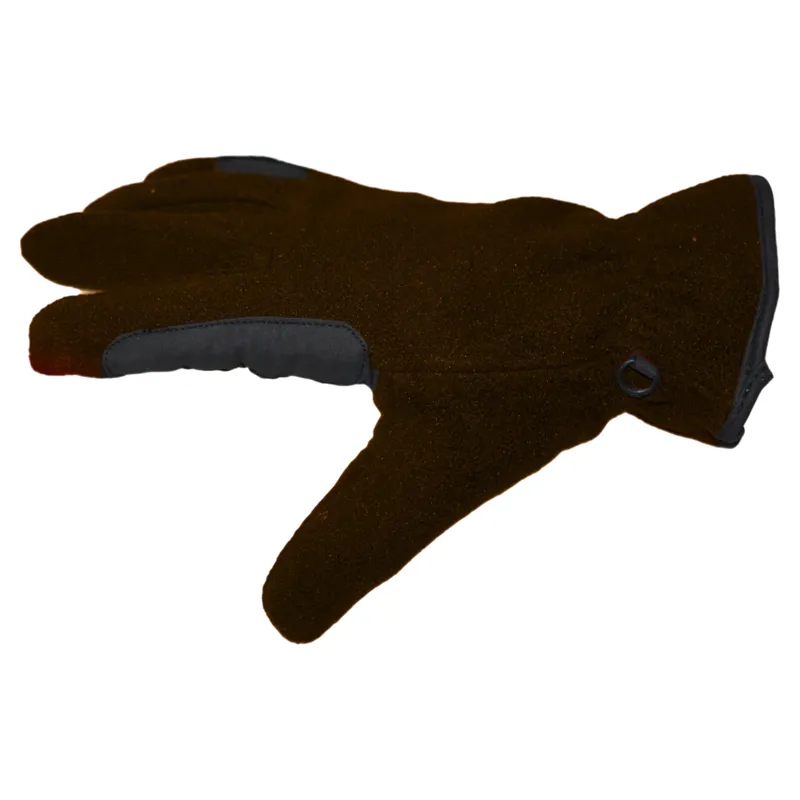 Dever Thinsulate Fleece Adult Riding Gloves - Brown