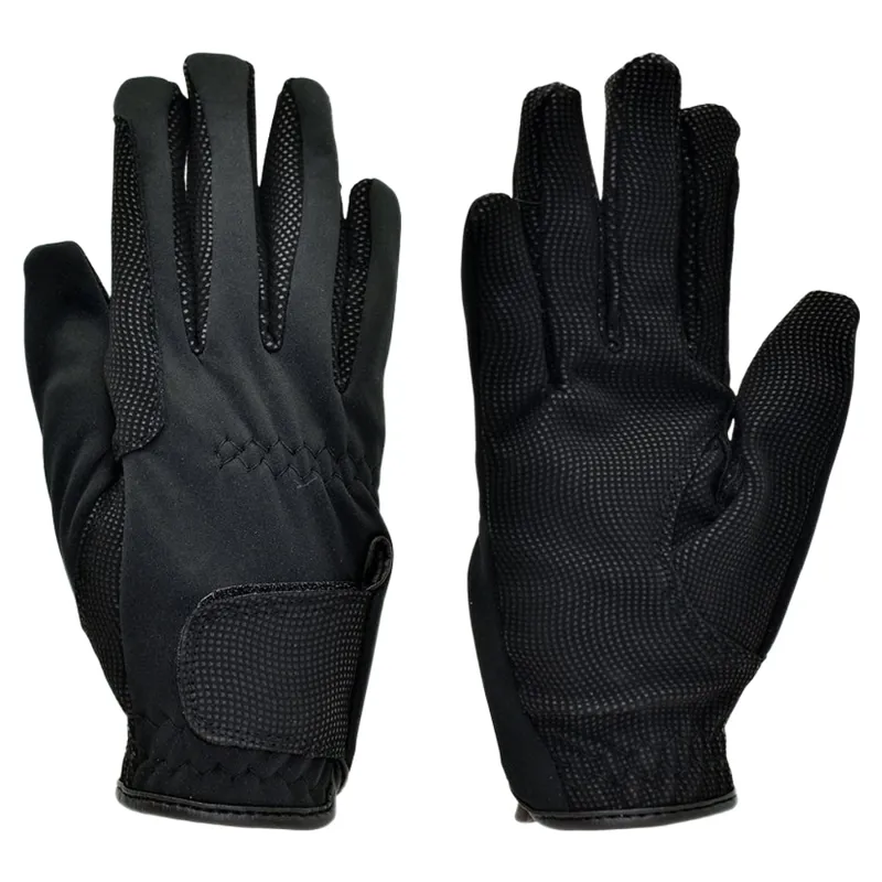 Dever Ultra Safety Grip Adult Riding Gloves - Black