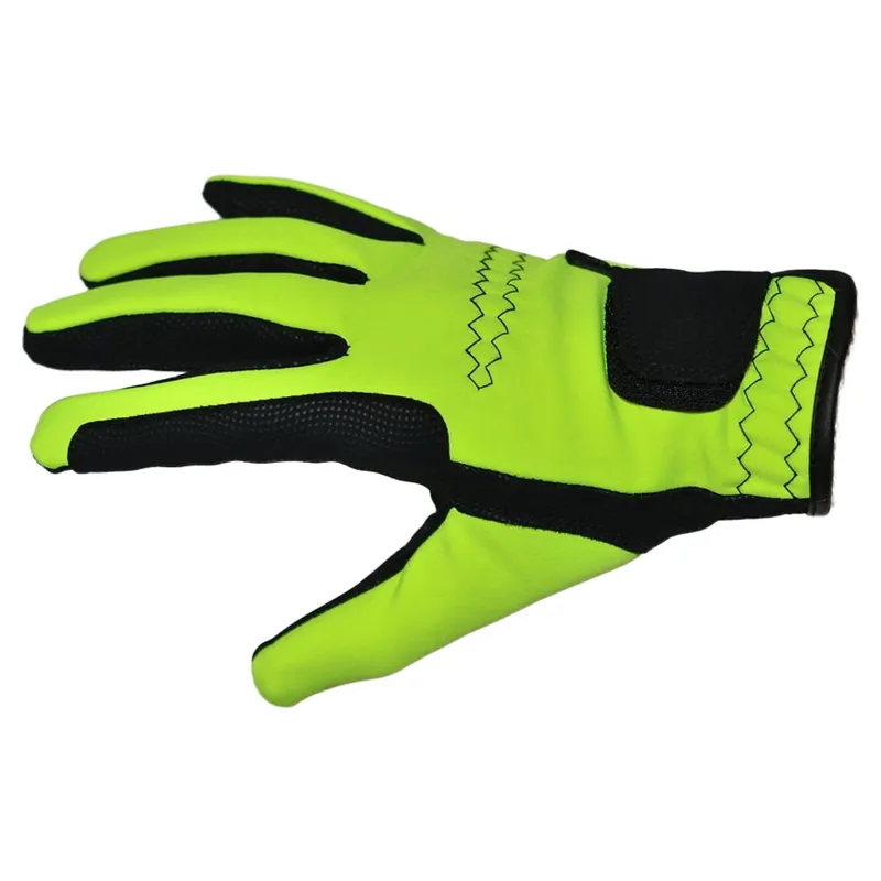 Dever Ultra Safety Grip Junior Riding Gloves - Yellow-1