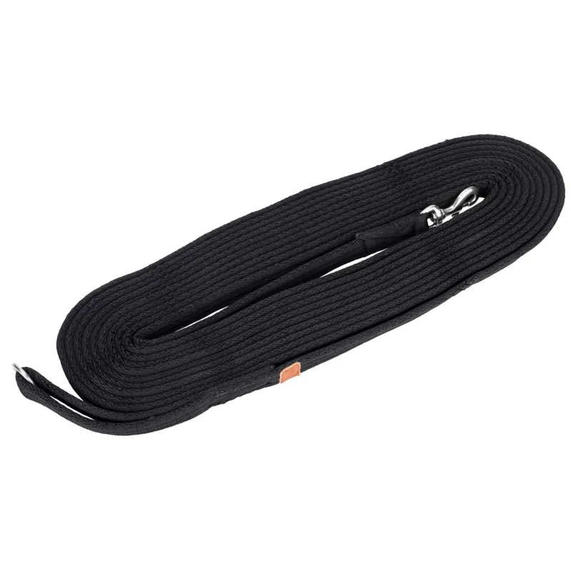 Digby and Fox Extra Long Cushion Web Dog Leash - Black