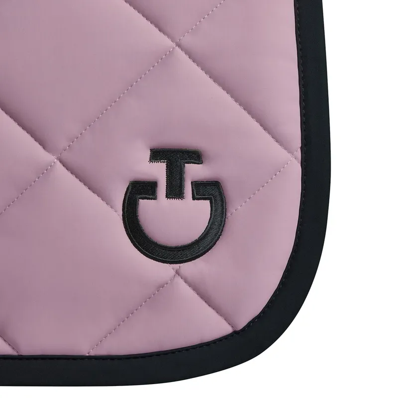 Cavalleria Toscana Diamond Quilted Dressage Saddle Pad - Grape Shake-1