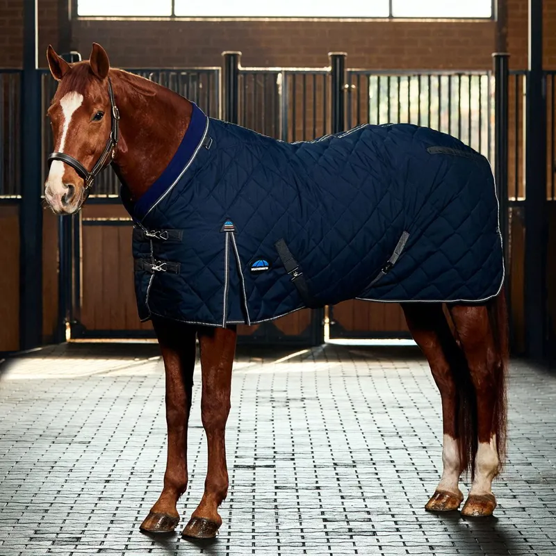 WeatherBeeta ComFiTec 1000D Diamond Quilt 220g Stable Blanket - Navy-10