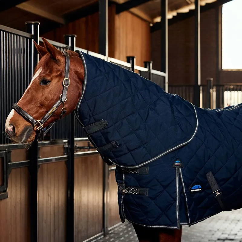 WeatherBeeta ComFiTec 1000D Diamond Quilt 220g Stable Blanket - Navy-3