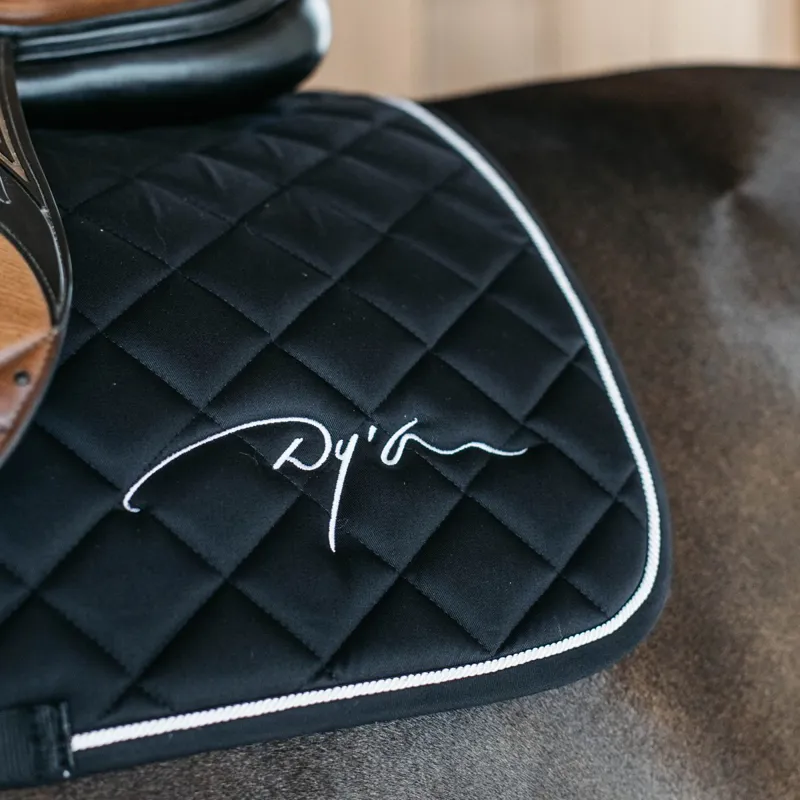 Dy'on Diamond Jumping Saddle Pad - Black-1