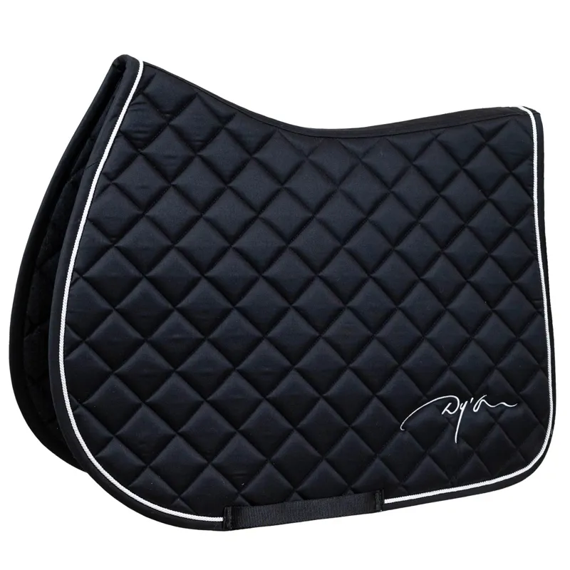 Dy'on Diamond Jumping Saddle Pad - Black