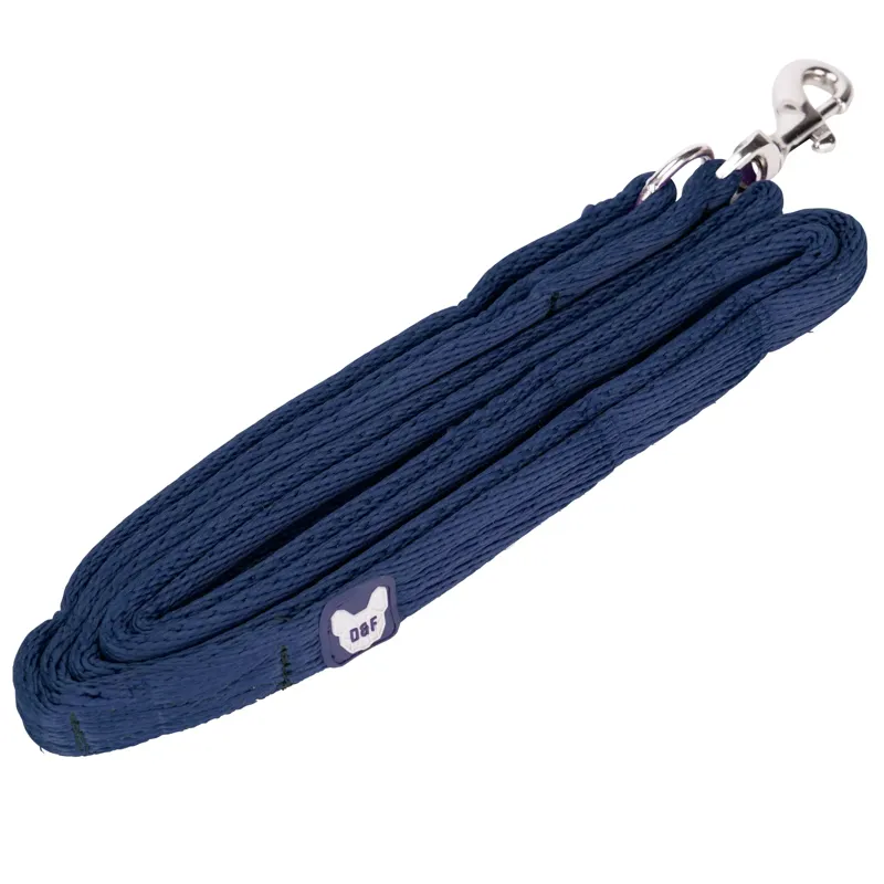 Digby and Fox Cushion Web Leash - Navy-1