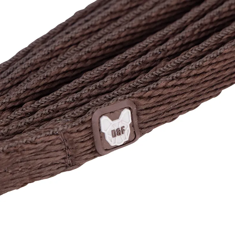 Digby and Fox Cushion Web Leash - Brown-2