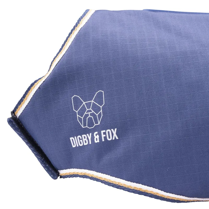 Digby and Fox Waterproof Dog Coat - Navy-2