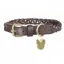 Digby and Fox Braided Dog Collar - Brown