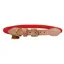 Digby and Fox Reflective Dog Collar - Scarlet