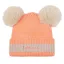 LeMieux Mini Double Pom Beanie - Peach Punch