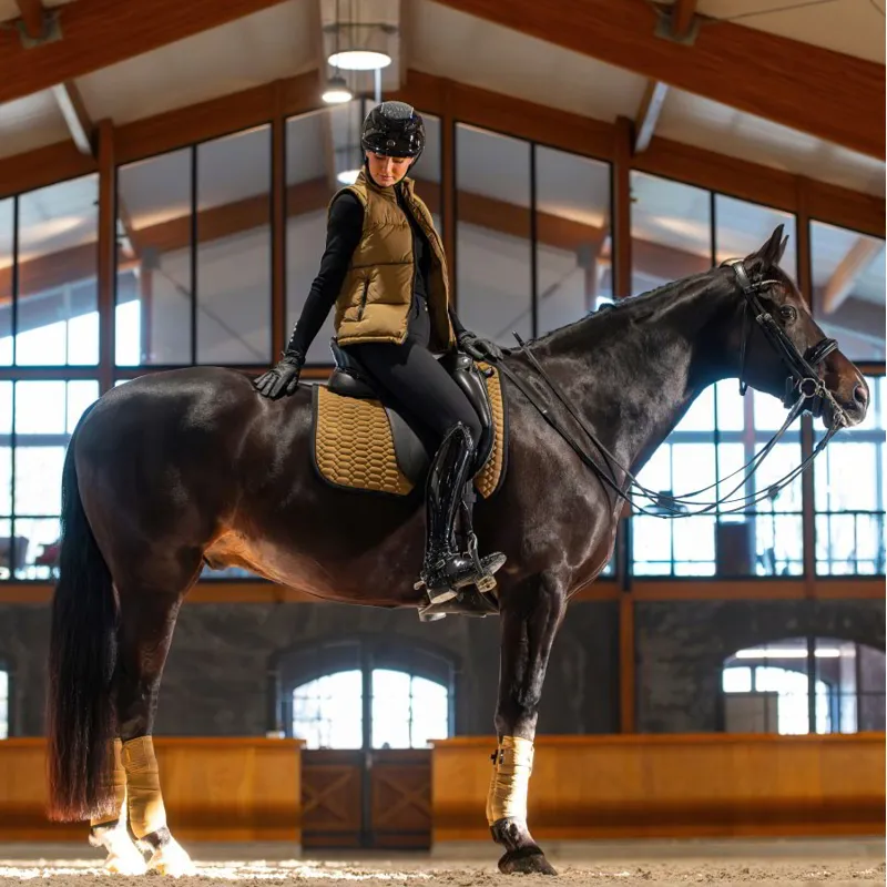 Catago FIR-Tech Grand Dressage Saddle Pad - Kangaroo-3