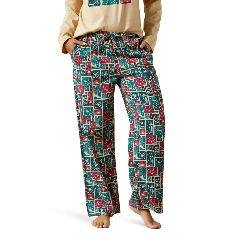 Ariat Dreams Womens Pajama Set - Western Block-3