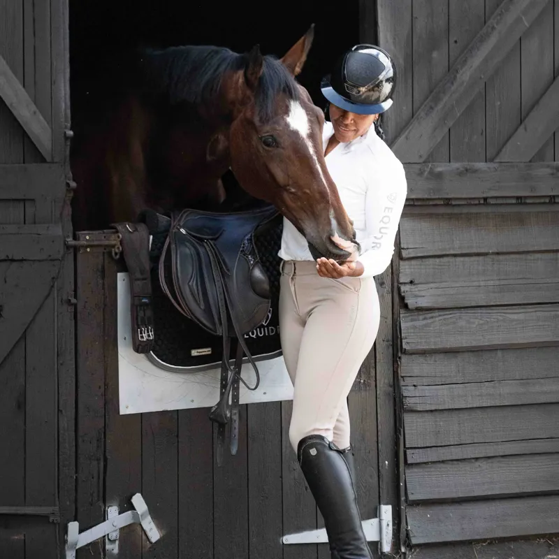 EQUIDRY Women's Waterproof Riding Breeches - Beige-7