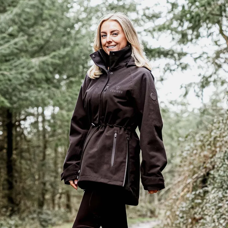EQUIDRY Nevada Women's Waterproof Smock - Brown-4