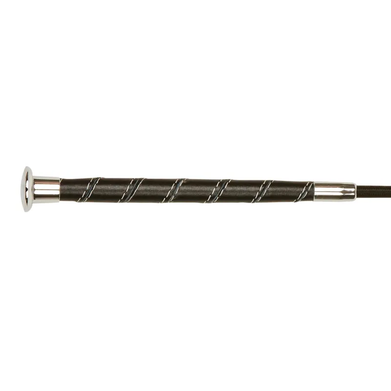 Dublin Leather Touch Riding Crop - Black-1