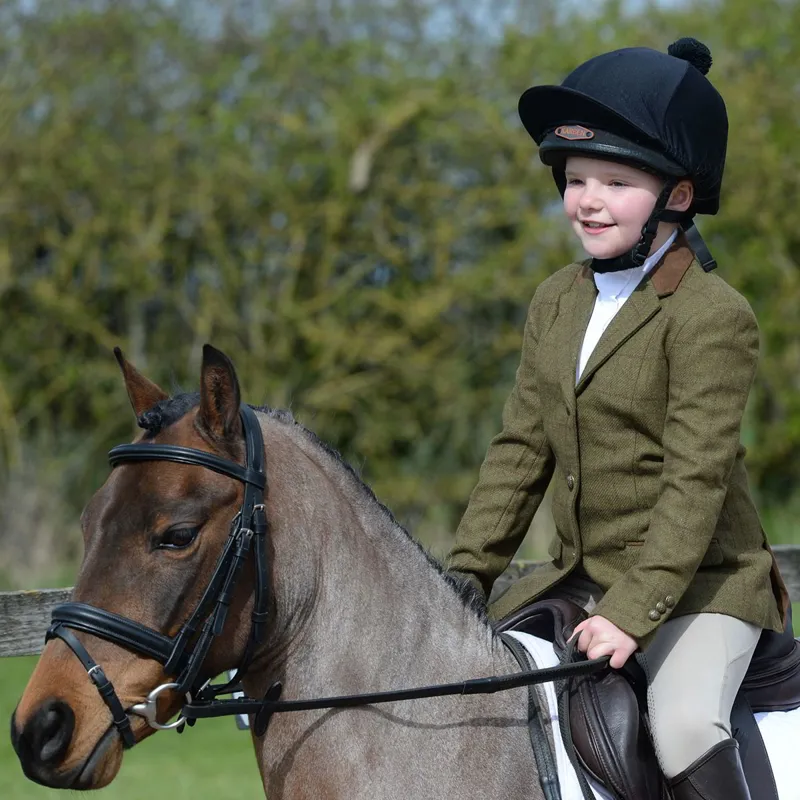 Dublin Albany Junior Tweed Show Coat Brown-1