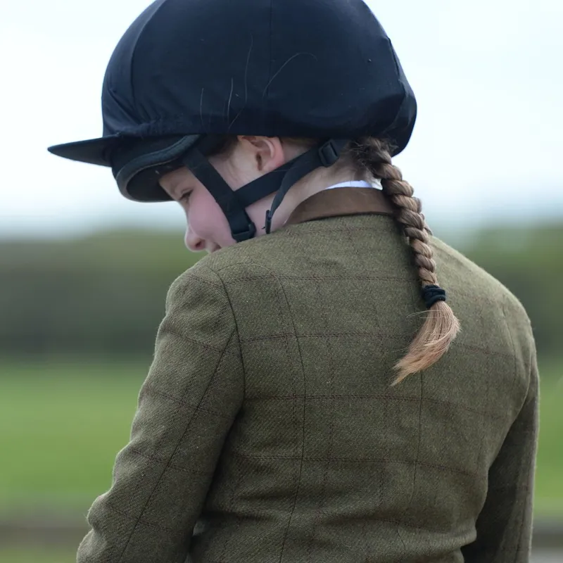 Dublin Albany Junior Tweed Show Coat Brown-3