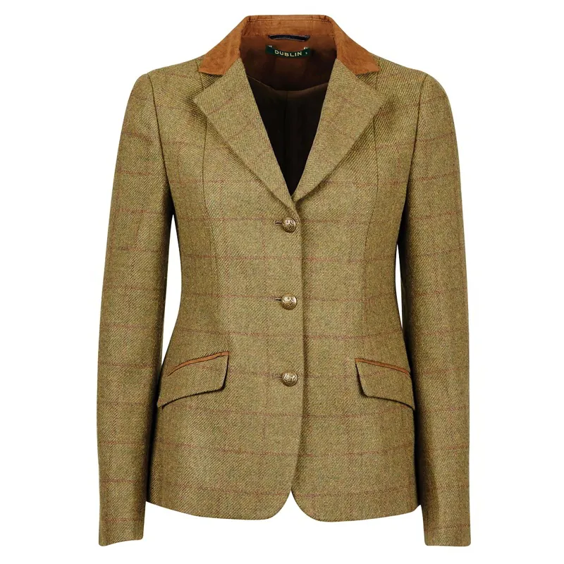Dublin Albany Womens Tweed Show Jacket - Brown
