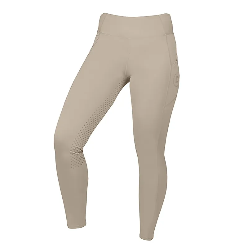 Dublin Everyday Full Grip Womens Riding Tights - Beige