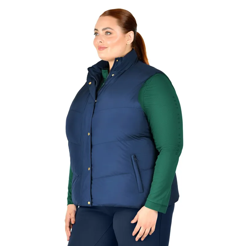Dublin Patrice Ladies Puffer Vest - Naval Academy-2