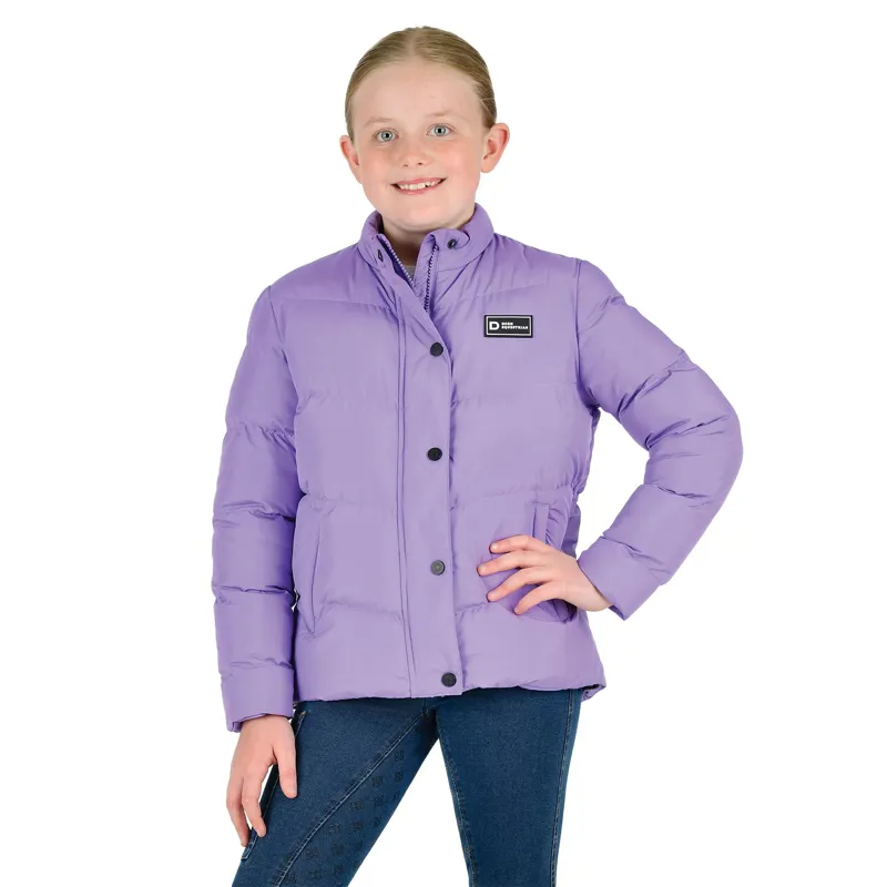 Dublin Polly Junior Everyday Puffer Jacket - Paisley Purple-1