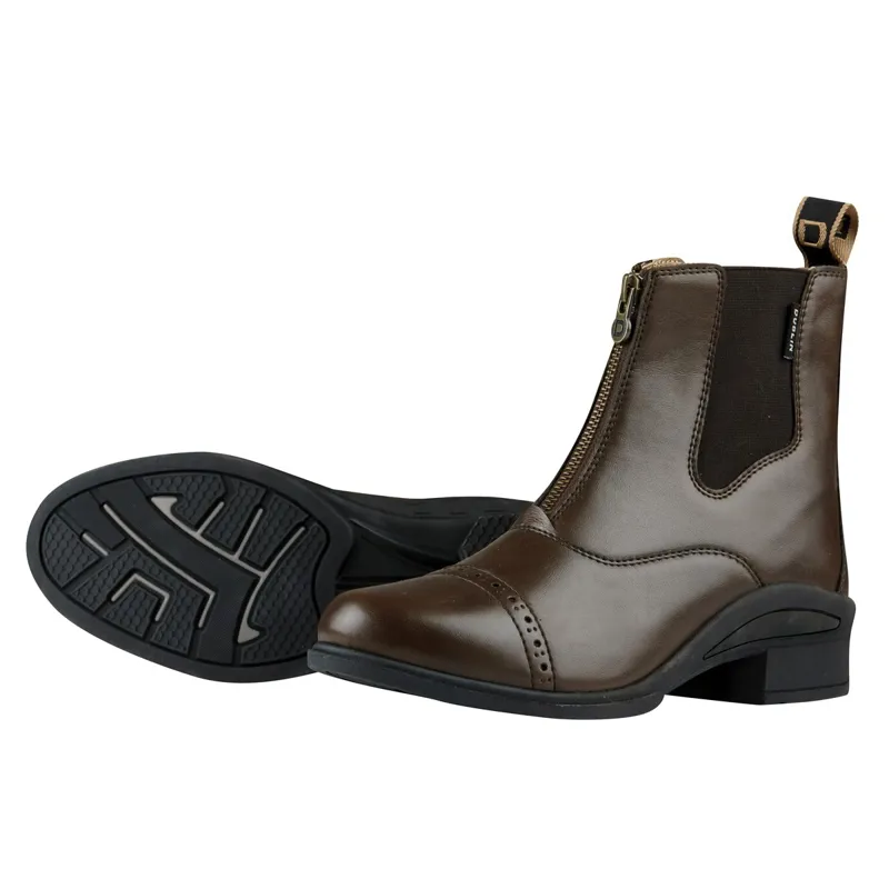 Dublin Altitude Zip Adults Paddock Boots - Brown