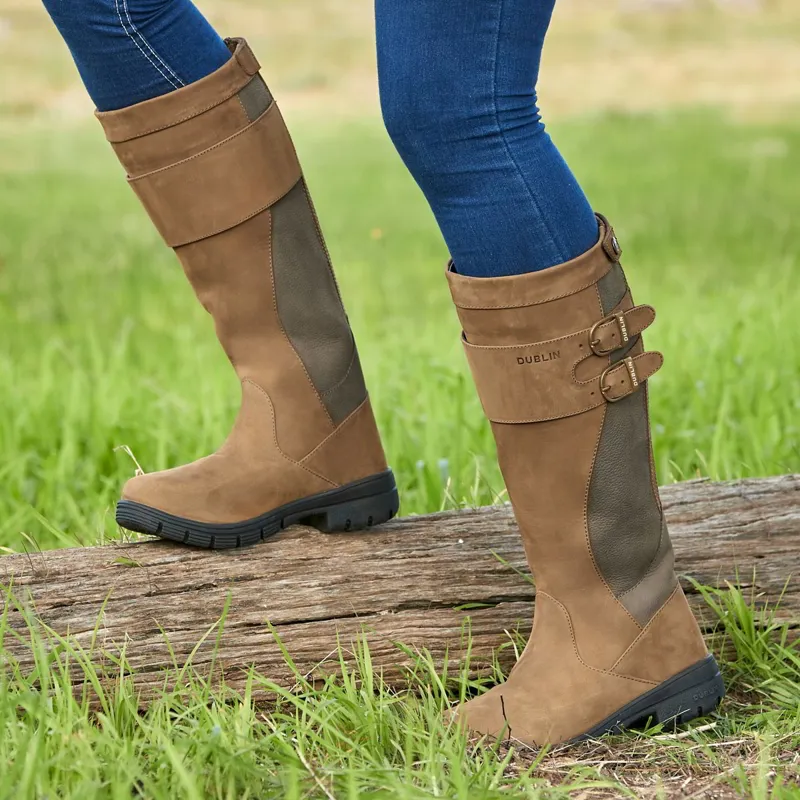 Dublin Pollard Country Boots - Dark Brown-1