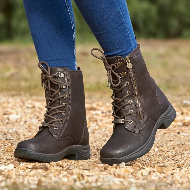 Dublin Tilly Short Country Boots - Brown-1