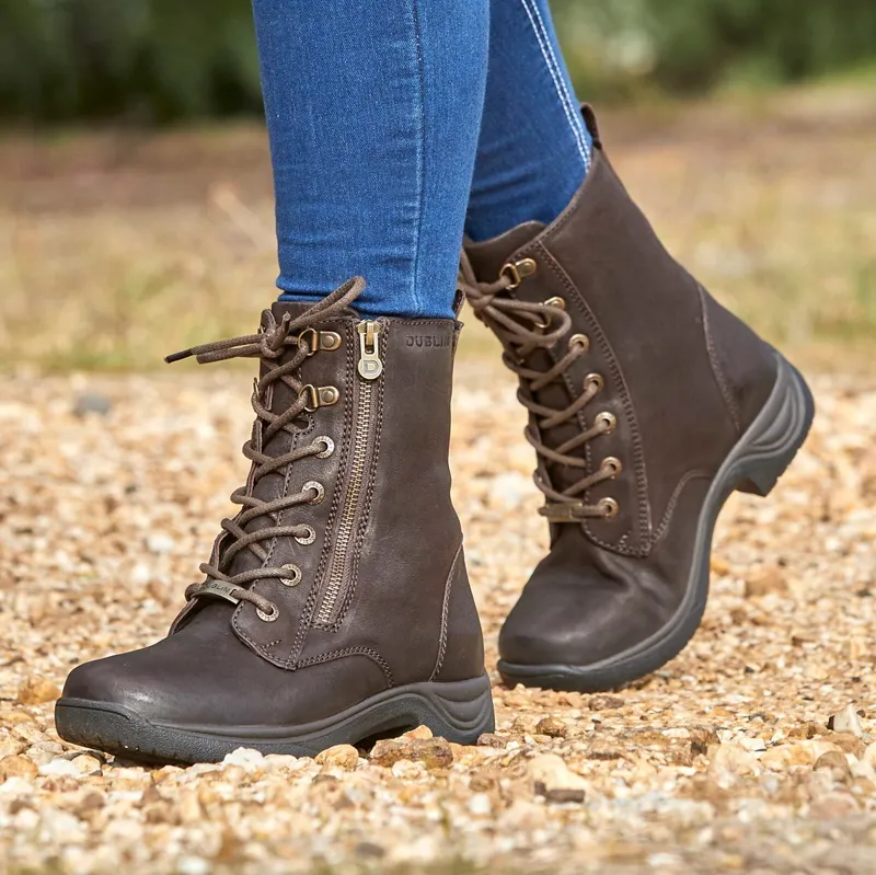 Dublin Tilly Short Country Boots - Brown-3