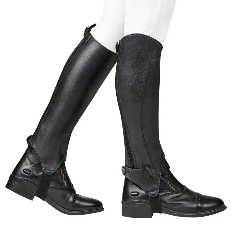 Dublin Opulent Half Chaps in Black-1