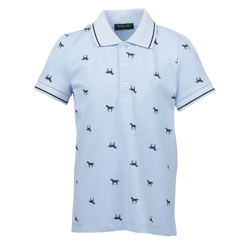 Dublin Elyse Junior Polo Shirt - Bluebell - 6yrs