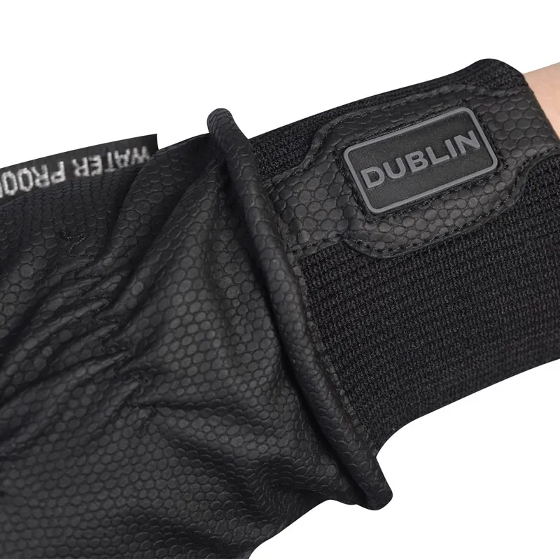 Dublin Synthetic Leather Thinsulate Adult Riding Gloves - Black-1