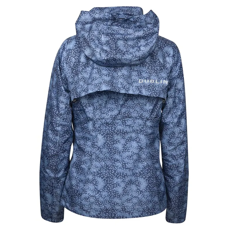Dublin Cortina Printed Womens Waterproof Jacket - Blueberry-3