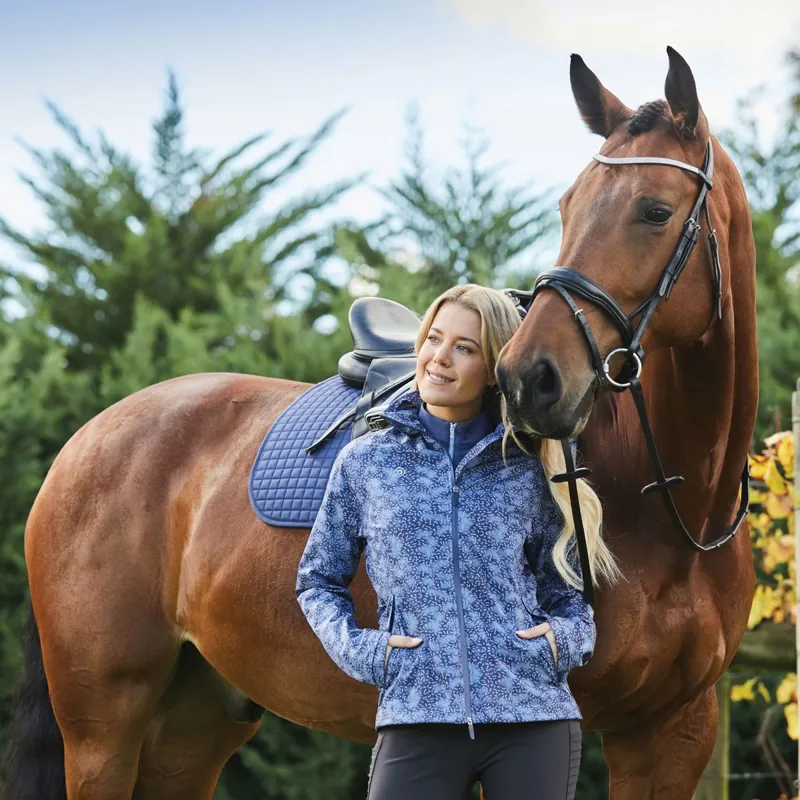 Dublin Cortina Printed Womens Waterproof Jacket - Blueberry-1