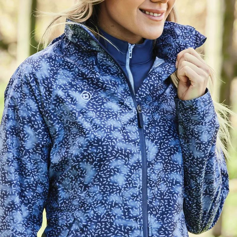 Dublin Cortina Printed Womens Waterproof Jacket - Blueberry-4