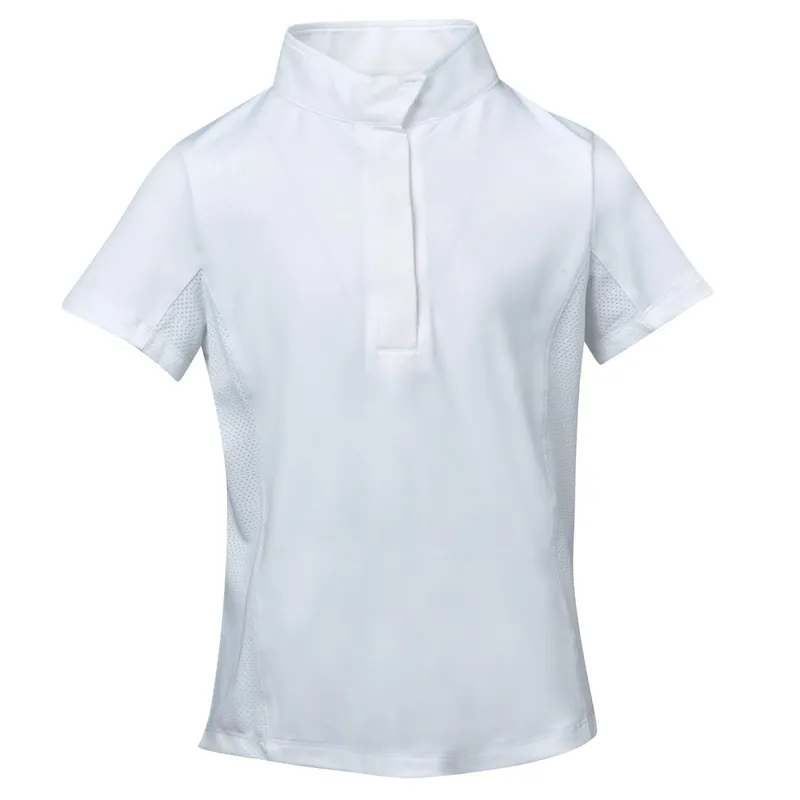 Dublin Ria Ladies Short Sleeve Show Shirt - White