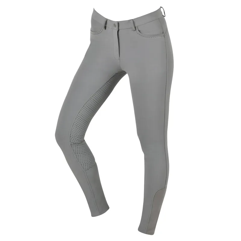 Dublin Shelby Full Grip Women's Breeches - Latte Grey
