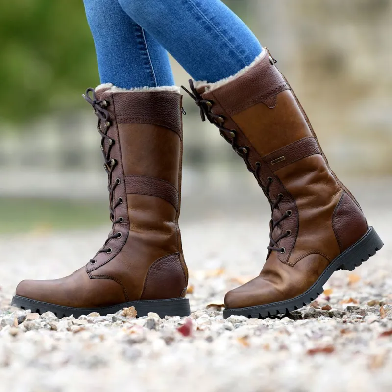 Dublin Yukon Women's Tall Country Boots - Brown-1