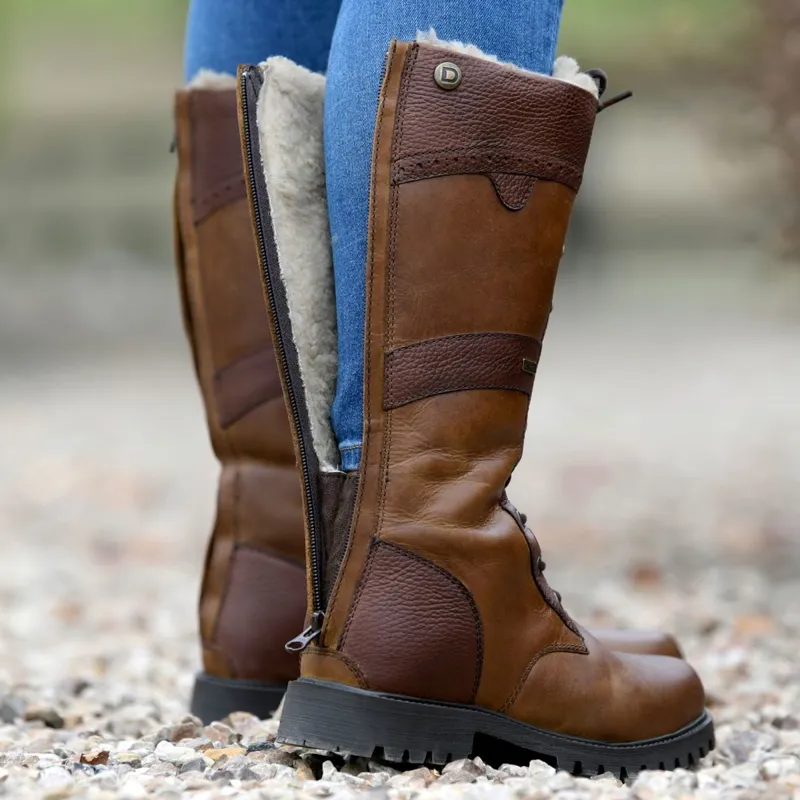 Dublin Yukon Women's Tall Country Boots - Brown-2