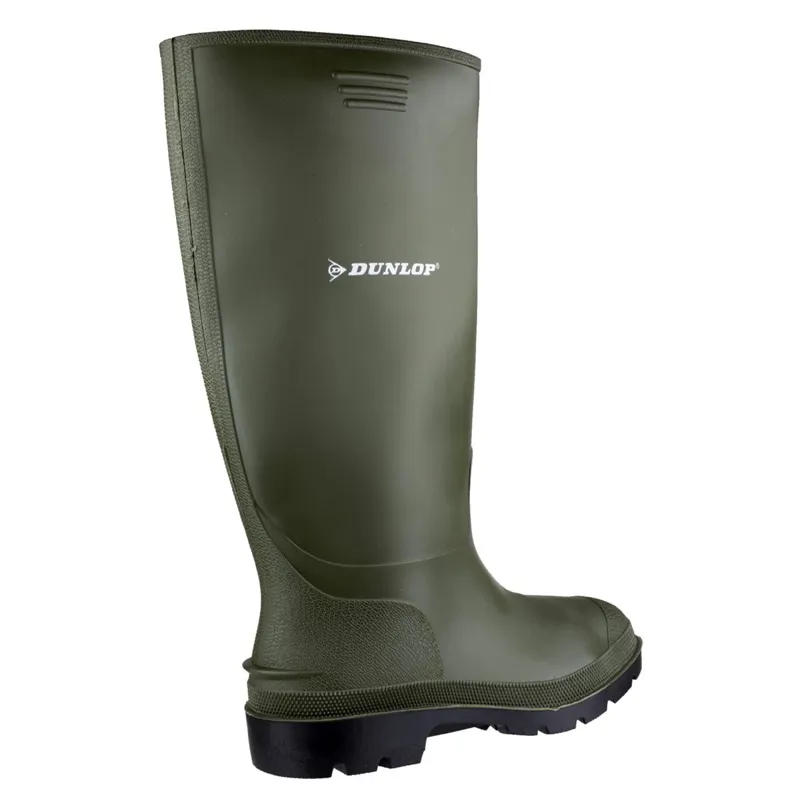 Dunlop Pricemastor Adults Rubber Boots - Green-2