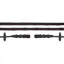 Schockemohle Dura Soft Rolled Grip Reins - Brown/Silver