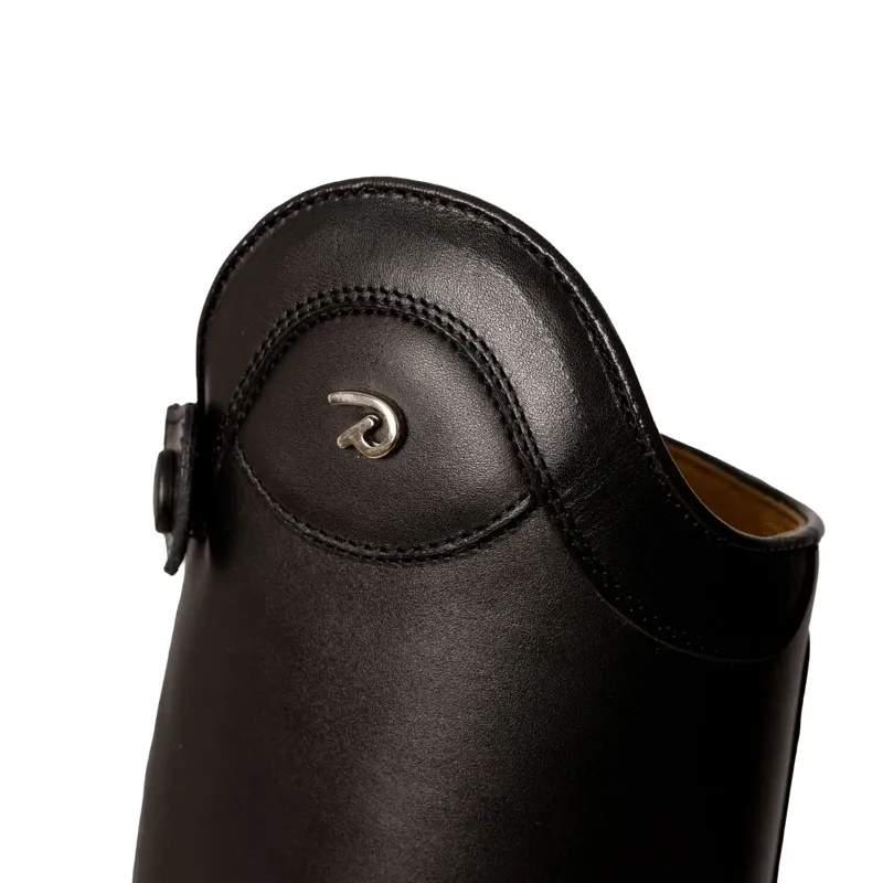 Dy'on Unlaced Tall Riding Boots - Medium Calf - Black-2