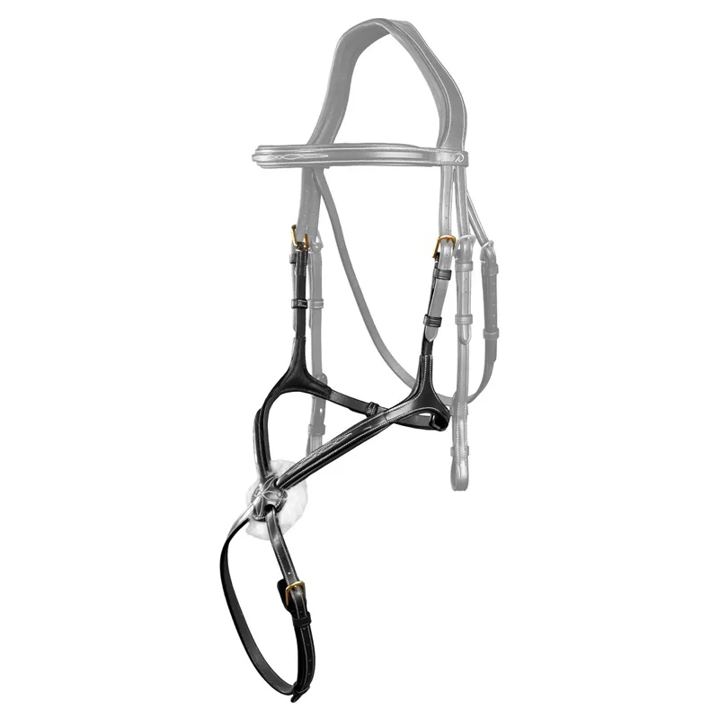 Dyon D Collection Figure 8 Noseband - Black