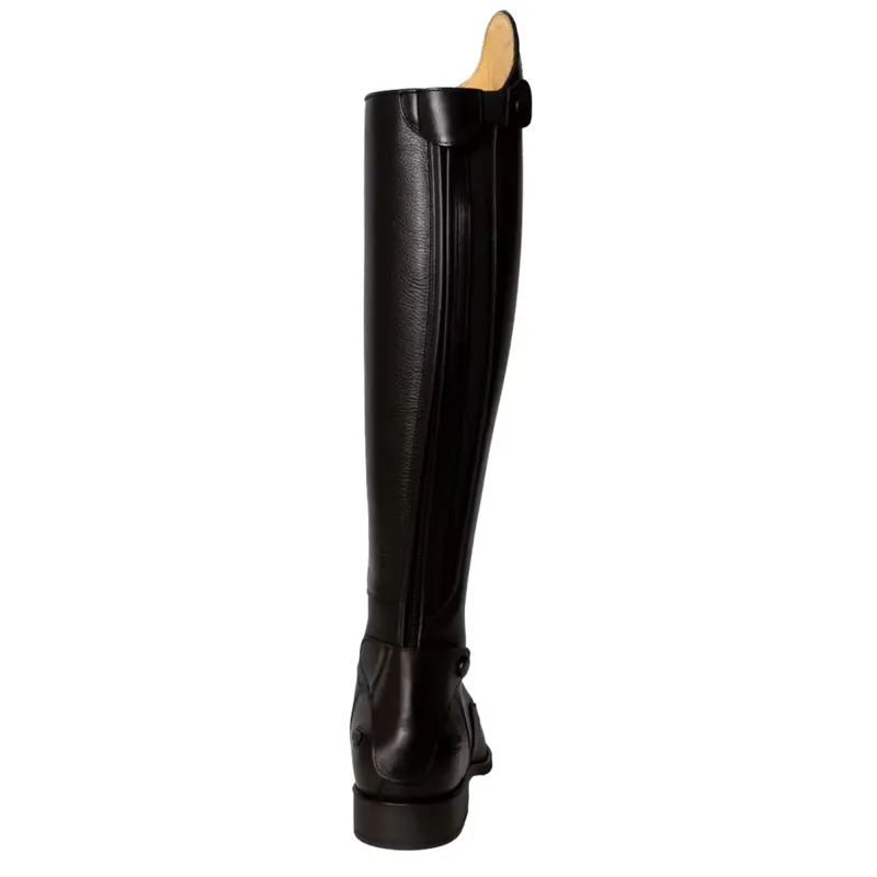 Dyon Laced Tall Riding Boots - Small Calf - Black-8