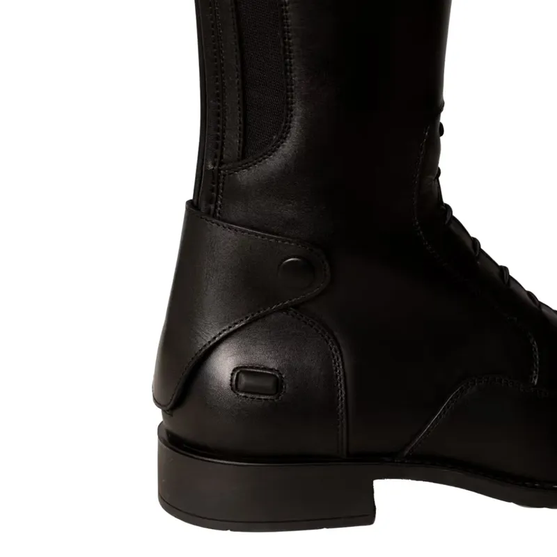 Dyon Laced Tall Riding Boots - X-Small Calf - Black-8