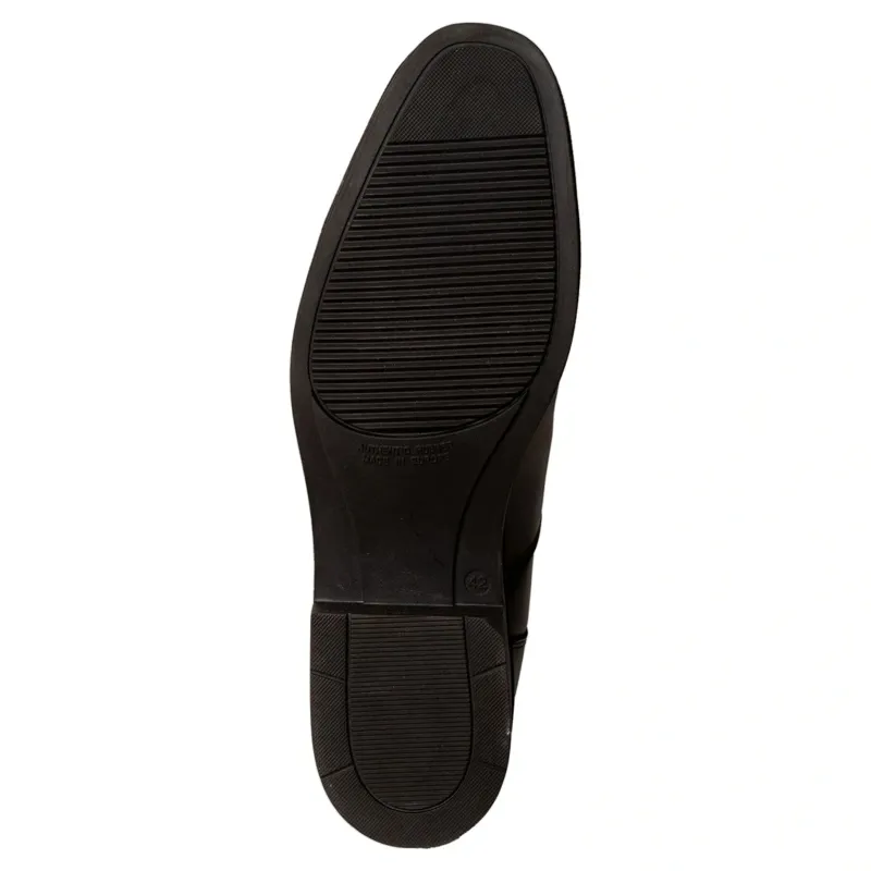 Dyon Laced Tall Riding Boots - Small Calf - Black-5